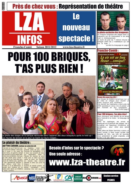 Affiche Photo pour 100 briques t'as plus rien